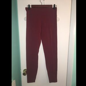Maroon Charlotte Russe leggings